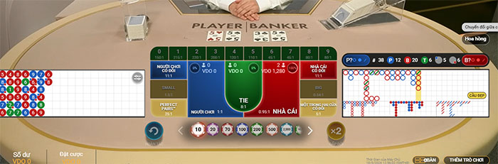 Luật rút bài khi chơi Baccarat online
