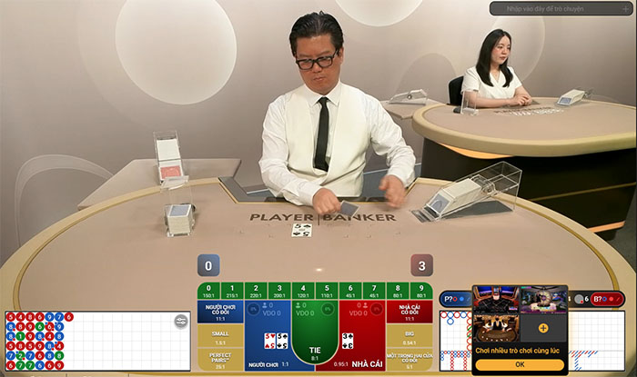 Hướng dẫn chơi Baccarat
